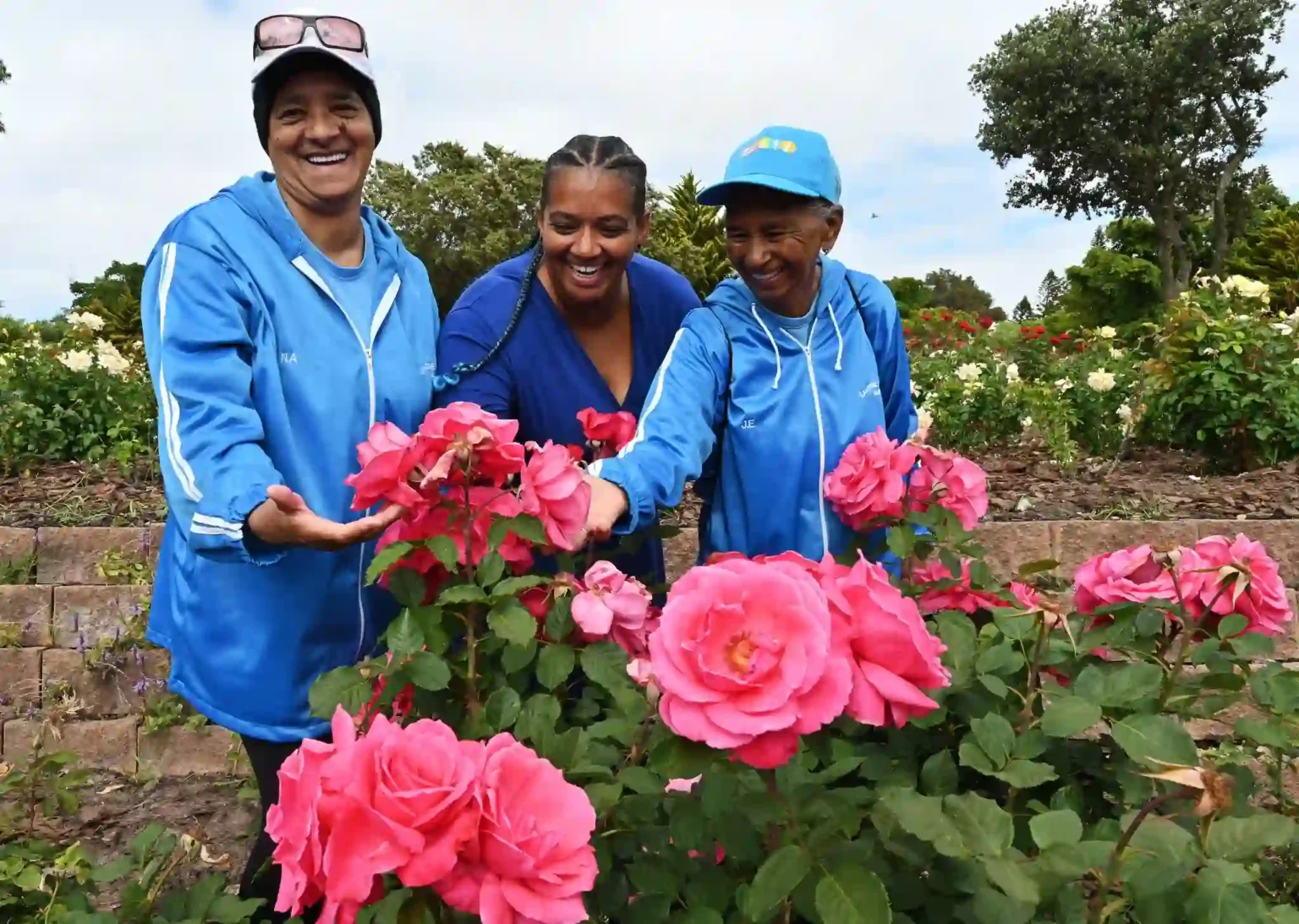 City of Cape Town officials during first rose show at Westridge Rose Garden