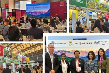 Photographs of Wesgro team from events held in China