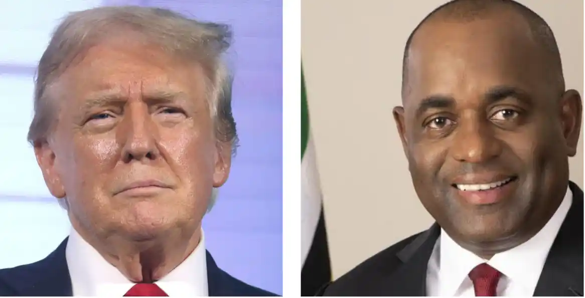 PM Roosevelt Skerrit congratulates President Elect Trump on historic win, Image: facebook