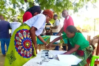 Churches Action in Relief and Development (CARD) launched food distribution to families affected by El Nino, Imag: facebook