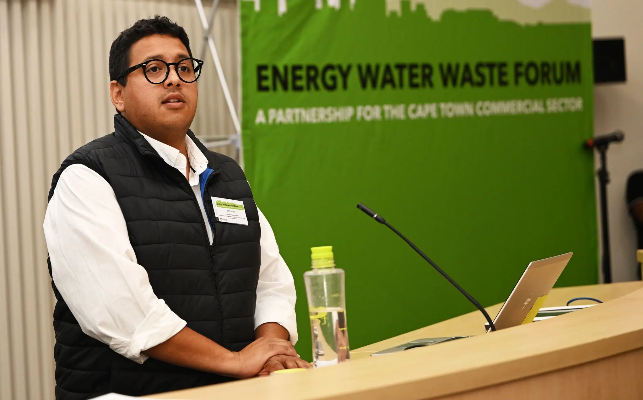 Zahid Badroodien at Energy Water Waste Forum