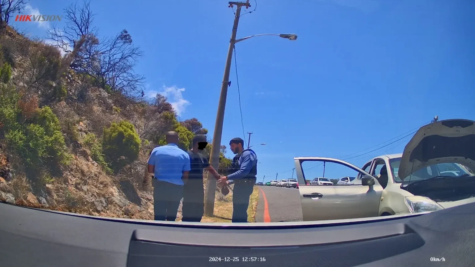 Cape Town Enforcement Team while confiscating illegal alcohol