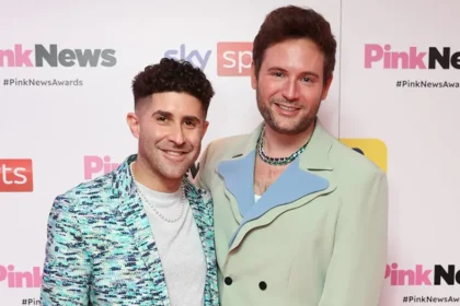 PinkNews founder Ben Cohen and Anthony James