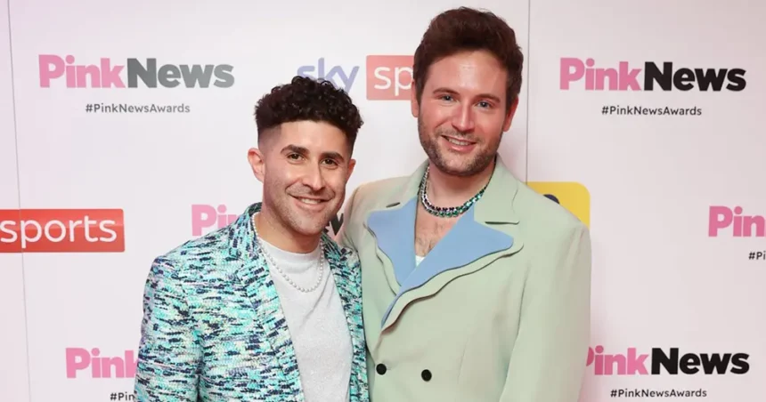 PinkNews founder Ben Cohen and Anthony James