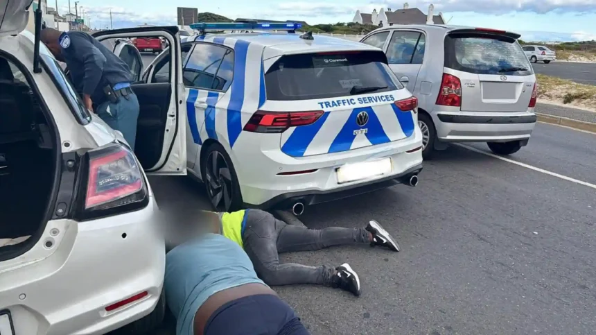 Photograph by South African Police Service from the incident spot