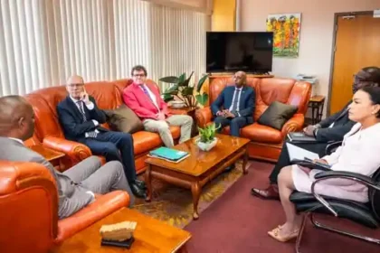 PM Roosevelt Skerrit welcomed German Ambassador Dr NicholasPM Roosevelt Skerrit welcomed German Ambassador Dr Nicholas, Image: Facebook