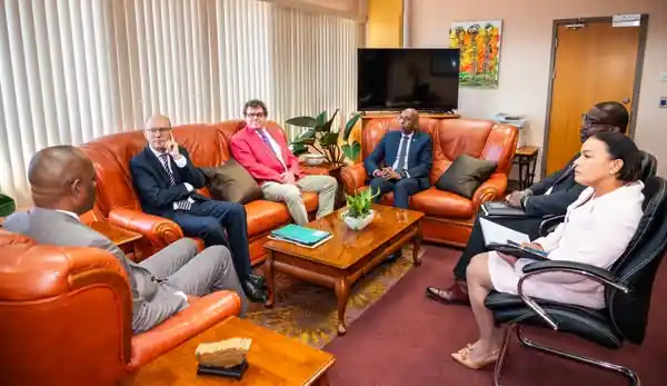 PM Roosevelt Skerrit welcomed German Ambassador Dr NicholasPM Roosevelt Skerrit welcomed German Ambassador Dr Nicholas, Image: Facebook