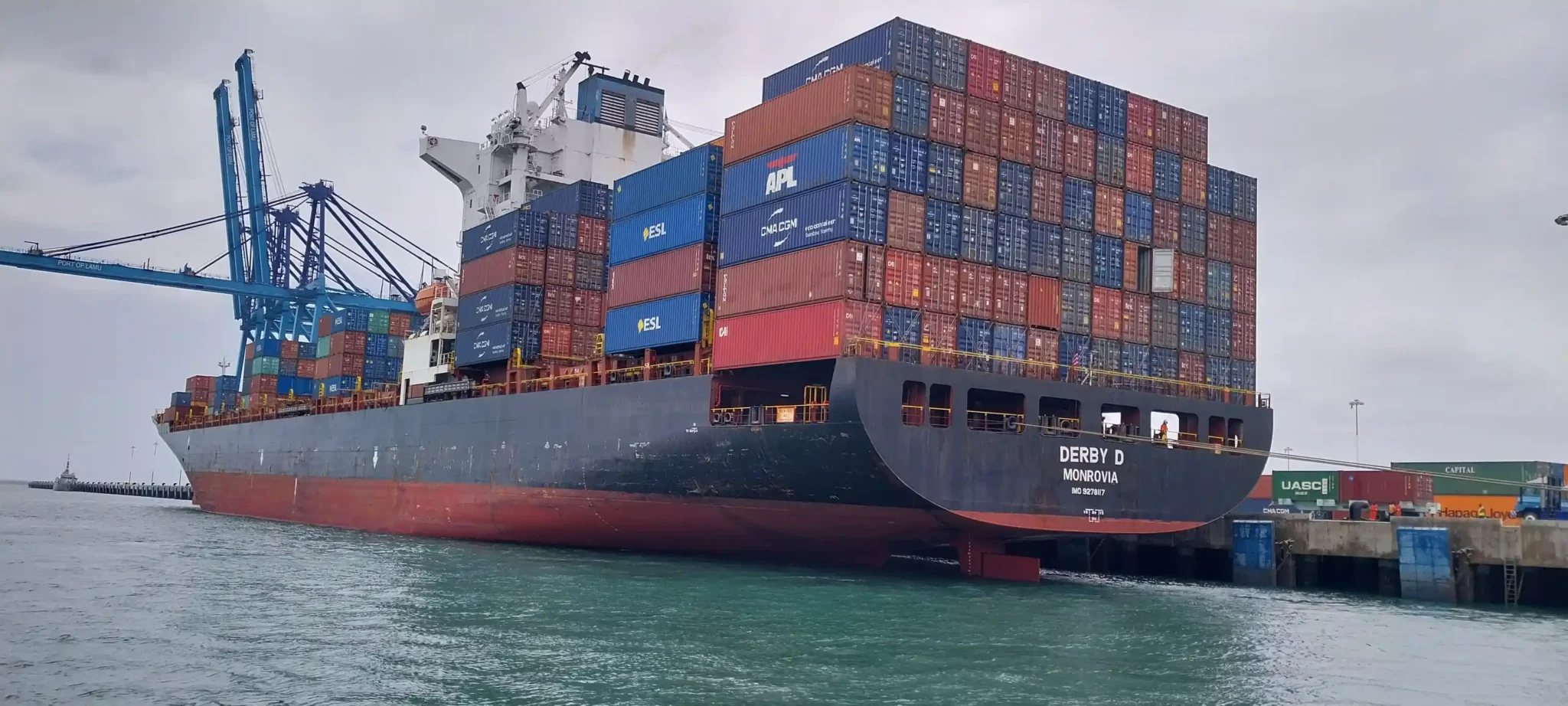 MV Derby D at Port of Lamu