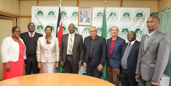 Kenya Forest Service, Better Global collaborate for promoting forestry , Image: facebook