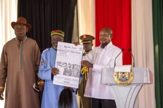 Photograph from a ceremony held in Kenya