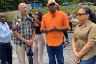 PM Roosevelt Skerrit visits Cable Car Project, checks on progress