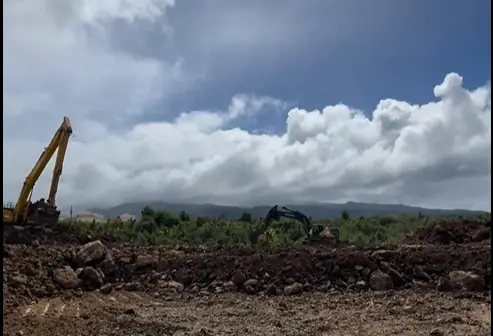 Dominica: PM Roosevelt Skerrit checks on progress of Cabrits Marina Basin, Image: facebook