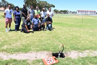 Applied treated effluent irrigation system by City of Cape Town