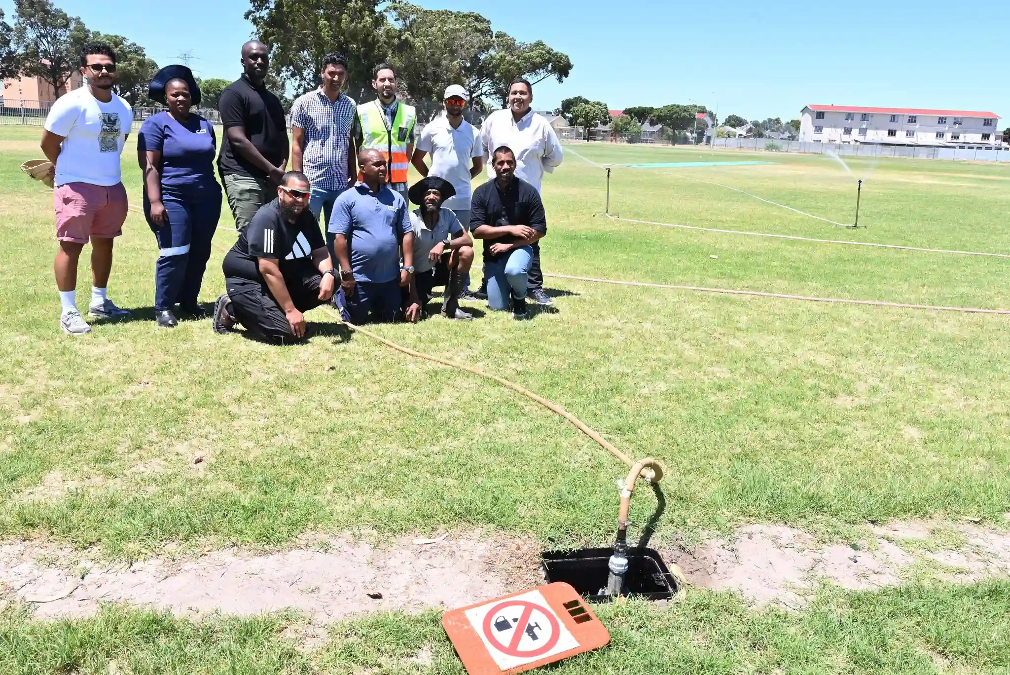 Applied treated effluent irrigation system by City of Cape Town