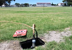 Applied treated effluent irrigation system by City of Cape Town 