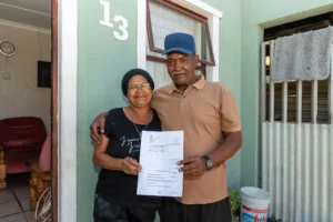 People who became home owners during Title Deeds campaign 