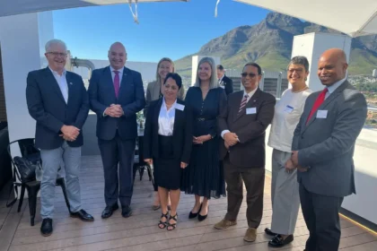 Wesgro Team with Alderman James Vos, Premier Alan Winde and CEO Wrenelle Stander