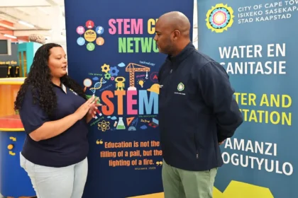 Photograph from the Cape Town Science Center commemorating New Water Programme under STEM Clubs Network
