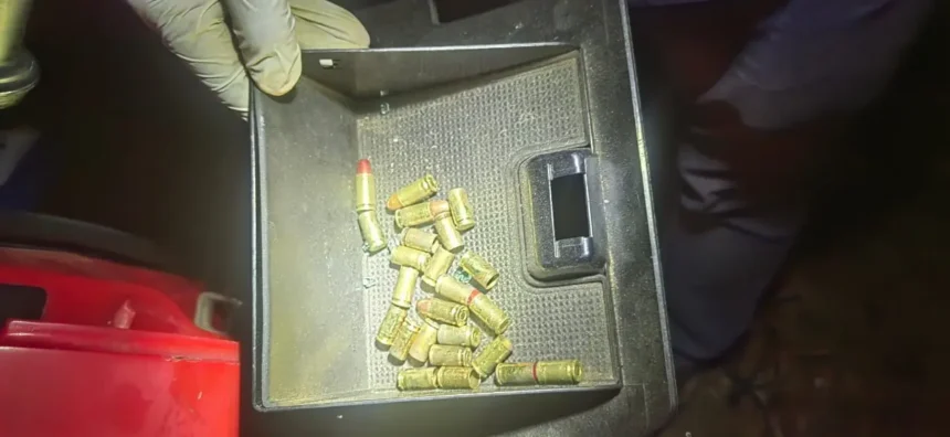 Bullets from the Confiscated pistols by Metro Police Officers of Mitchells Plain