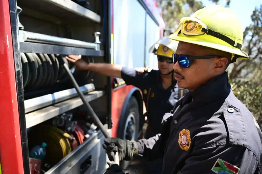 Cape Town Firefighting team