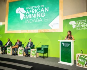 Photograph from the African Mining Indaba 2025 exhibition in Cape Town 