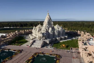 Newly Built Hindu Temple in Johannesburg, South Africa