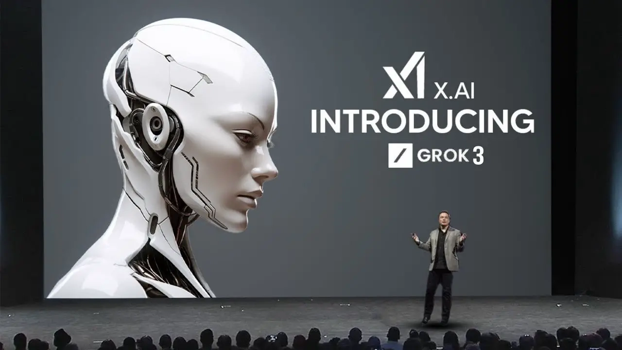 Elon Musk introducing XAI Grok3 new chatbot