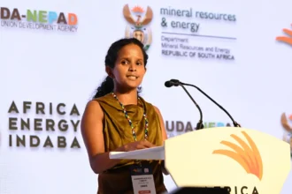 Alderman Xanthea Limberg at Africa Energy Indaba in Cape Town
