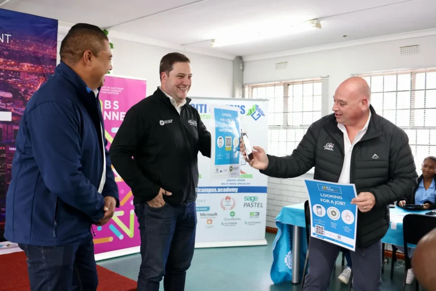 Alderman James Vos at Jobs Connect programme by the City of Cape Town