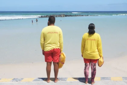 Cape Town lifeguards at community swimming pools and beaches