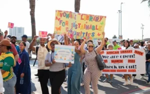 Photograph from South African National Library Week Road March in Cape Town 