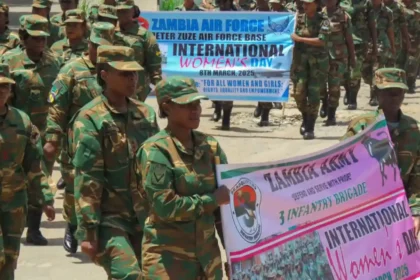 Zambia Army commemorates International Women's Day