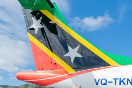 interCaribbean Airlines launch Spirit of St Kitts and Nevis aircraft