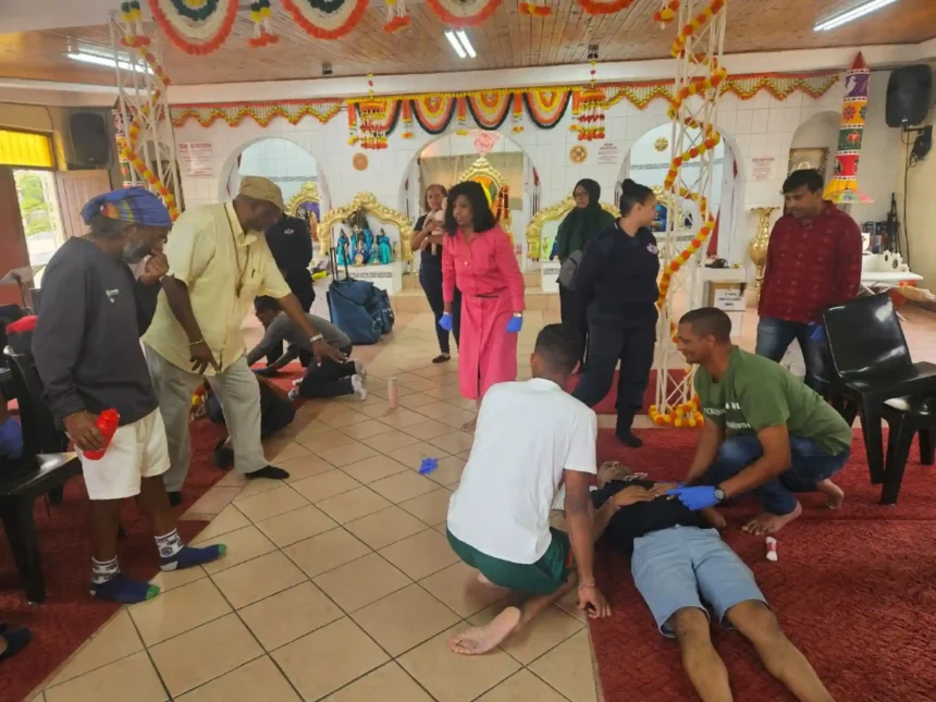 Photograph from the workshop conducted by DRMC at Cape Town worship places