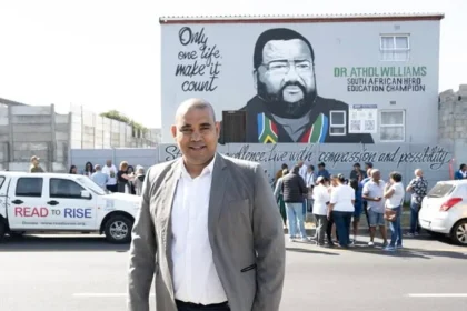 Deputy Mayor Eddie Andrews of Cape Town during honouring Dr. Athol Williams