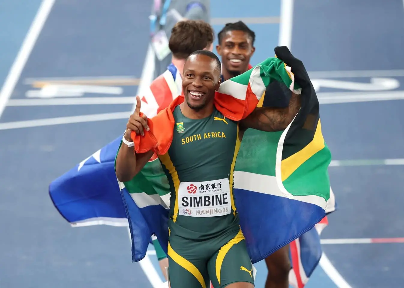 South African sprinter Akani Simbine