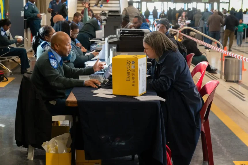 Photograph from Traffic Fine Roadshow in Cape Town