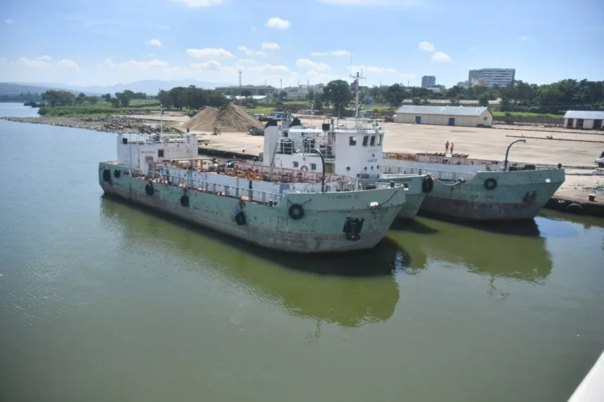Vessels docked at Port of Kisumu