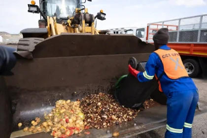 Organic Food Waste collected by Urban Waste Management of Cape Town