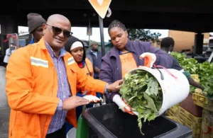 Organic Food Waste collected by Urban Waste Management of Cape Town