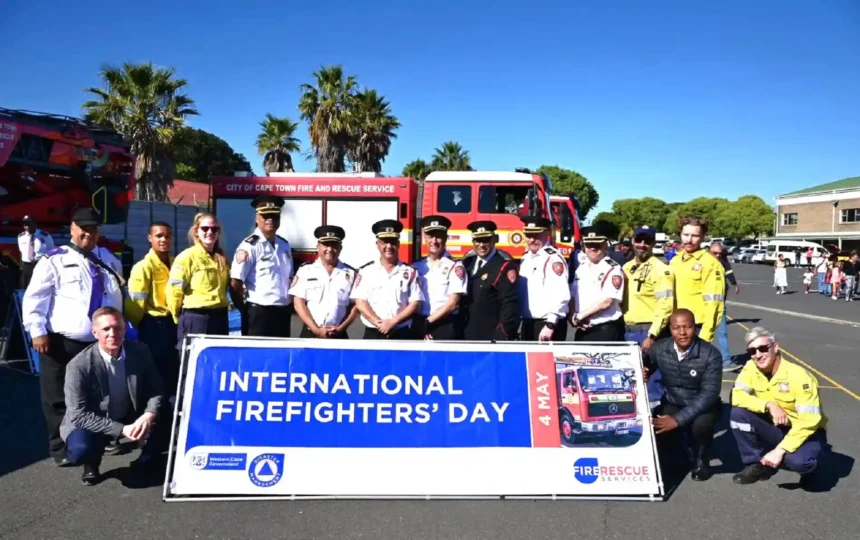 Photograph from International Firefighters' Day celebrated in Cape Town