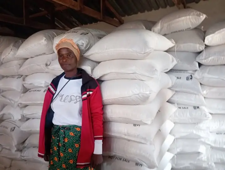 DoDMA donates relief maize to Chiradzulu District, Image: Facebook