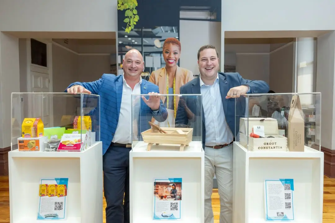Alderman James Vos and Mayor Geordin Hill-Lewis at Invest Cape Town