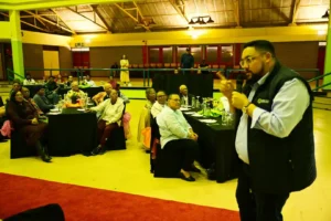 Councillor Carl Pophaim at the loyal tenant recognising ceremony in Cape Town