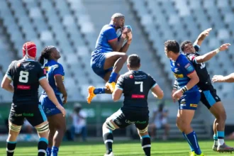 DHL Stormers playing Rugby against Welsh Side Cardiff Rugby
