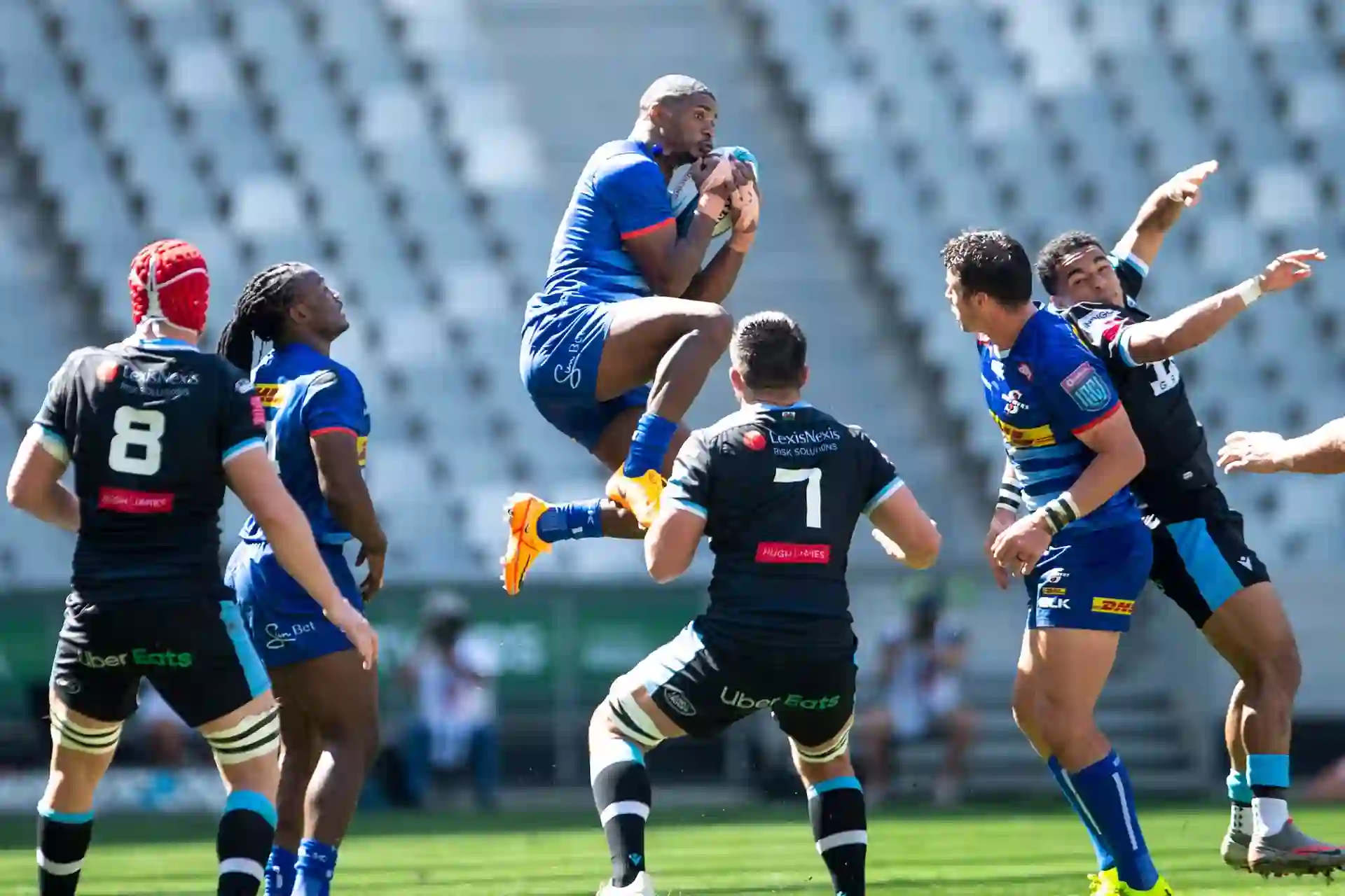 DHL Stormers playing Rugby against Welsh Side Cardiff Rugby