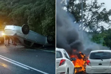 Photographs of vehicle accidents occurred in Cape Town