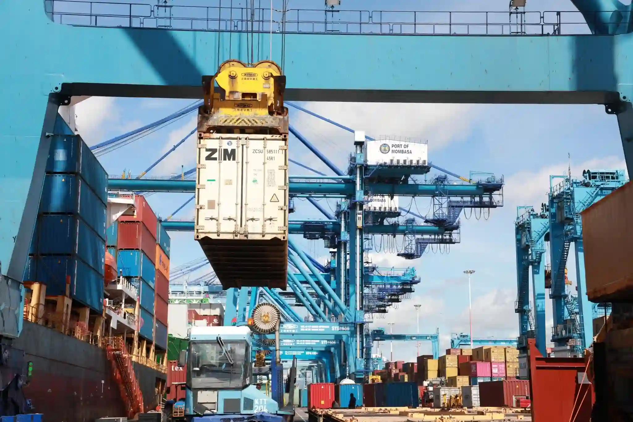 Photograph by Kenya Ports Authority of Port of Mombasa