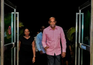 PM Roosevelt Skerrit arrives at 77th OECS Authority Meeting