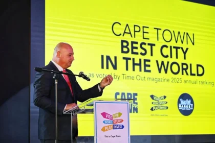 Alderman James Vos while announcing collaboration of the City of Cape Town with Time Out Market Cape Town